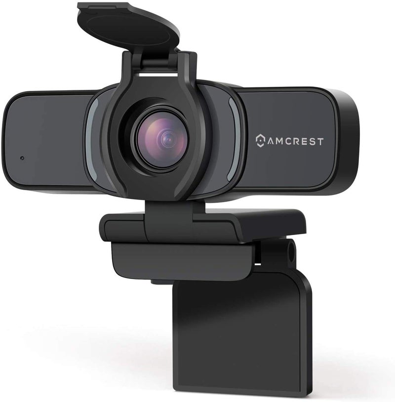 Amcrest 1080P Webcam with Microphone & Privacy Cover, Web Cam USB Camera, Computer HD Streaming Webcam for PC Desktop & Laptop w/Mic, Wide Angle Lens & Large Sensor for Superior Low Light (AWC201-B) - Image 1